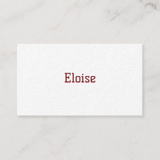 Professional Simple Business Card