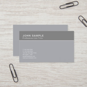 Professional Simple Design Classic Colours Harmony Business Card