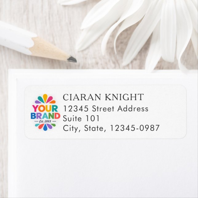 Professional Simple Logo Business Return Address (Insitu)
