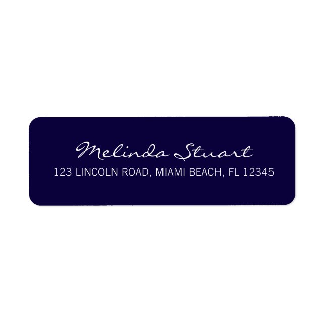 Professional Simple Modern Navy Blue (Front)