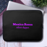 Professional Simple Modern Neon Purple Black