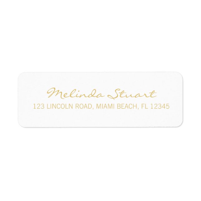 Professional Simple Modern White and Gold (Front)