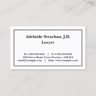 Professional, Simple & Neutral Business Card