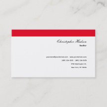 Professional Simple Plain Real Estate Red White