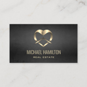 Professional simple real estate construction logo  business card
