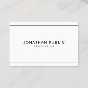 Professional Simple Template Minimalist Modern Business Card