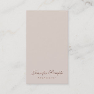 Professional Simple Template Modern Elegant Script Business Card