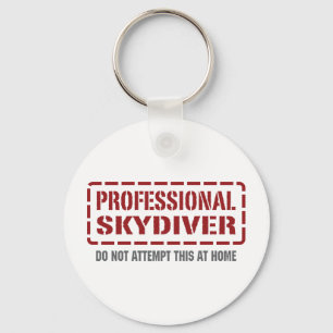 Professional Skydiver Key Ring
