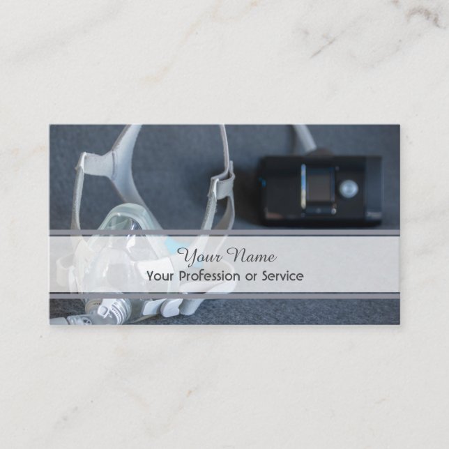 Professional sleep apnoea cpap business card (Front)