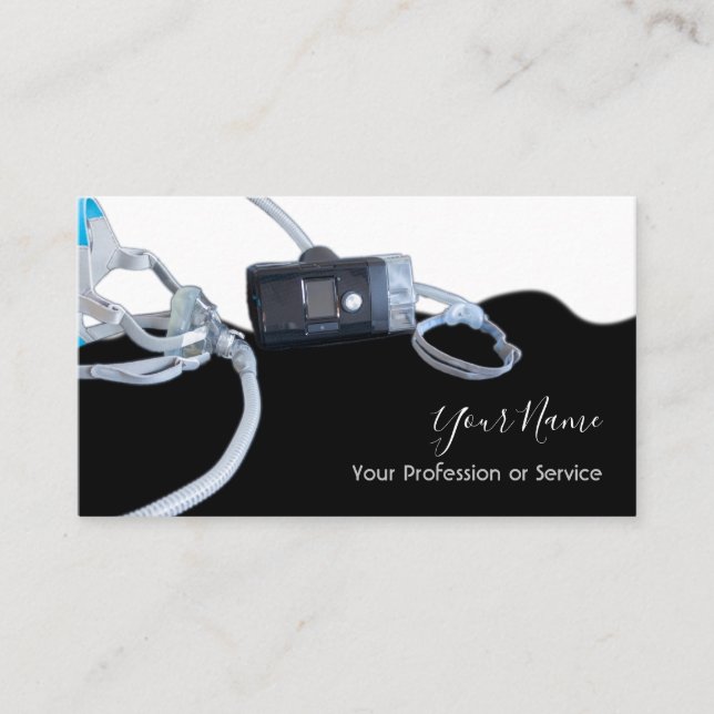 Professional sleep apnoea cpap business card (Front)