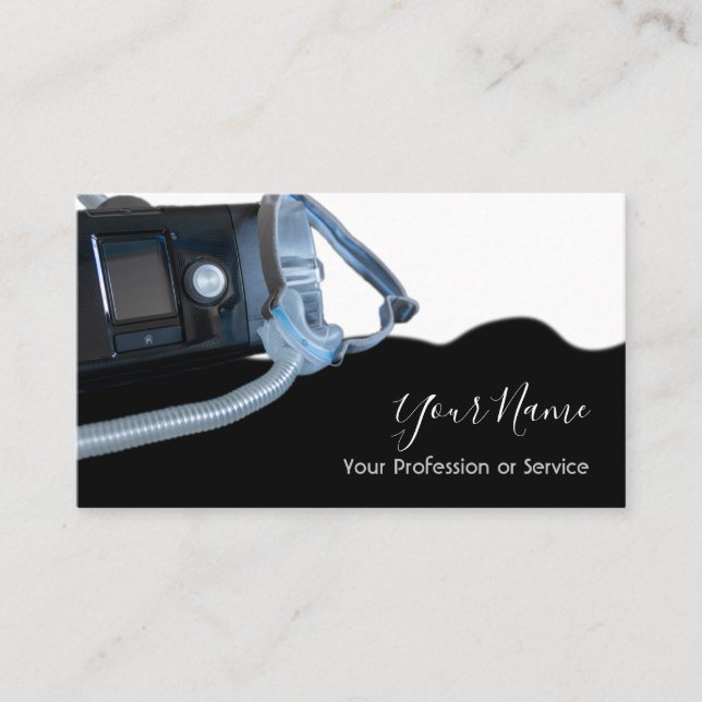 Professional sleep apnoea cpap business card (Front)