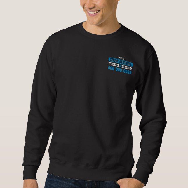 Professional Snow Removal Dark Colours Sweatshirt (Front)