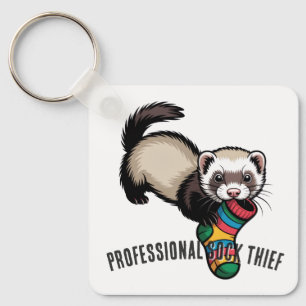 Professional Sock Thief Key Ring
