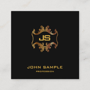 Professional Sophisticated Luxury Silk Square Square Business Card