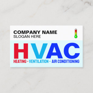 Professional Specialists (Modern Logo) HVAC  Business Card