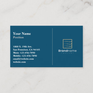Professional Split Business Card