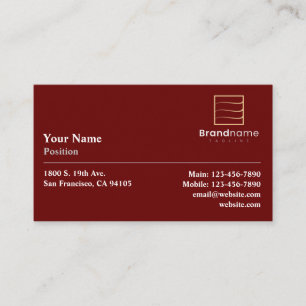 Professional Split Business Card