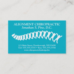 Professional Standard Chiropractic Business Cards