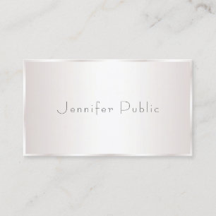 Professional Stylish Modern Design Elegant Glam Business Card