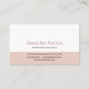 Professional Stylish Special Elite Design Modern Business Card