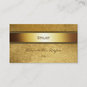 Professional Stylist   Classy Elegant Business Card