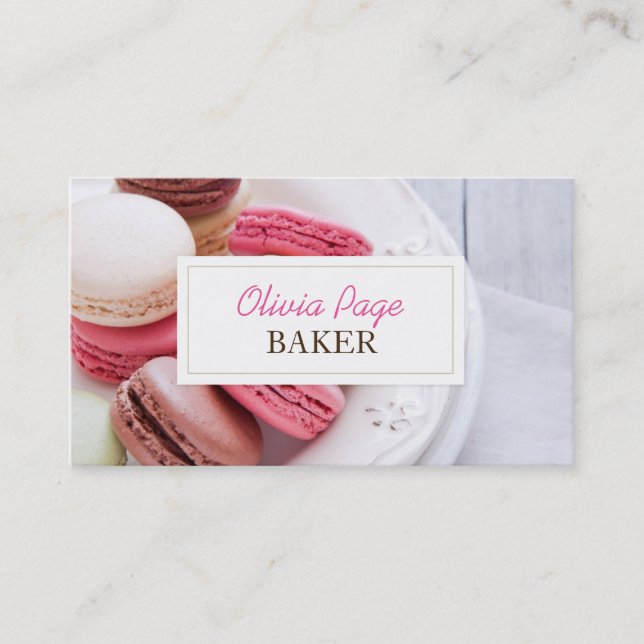 Professional Sweets Bakery Business Card (Front)