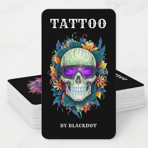 Professional Tattoo Studio Tattoo Shop Tattooist  Business Card