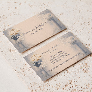 Professional Tax Office Branding Business Card