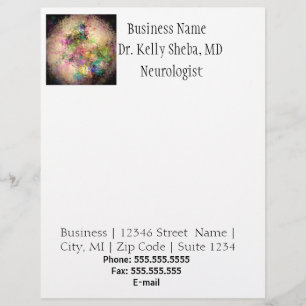 Professional Template Image & Text Letterhead