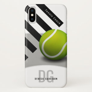 Professional Tennis Coach    Initials iPhone X Case
