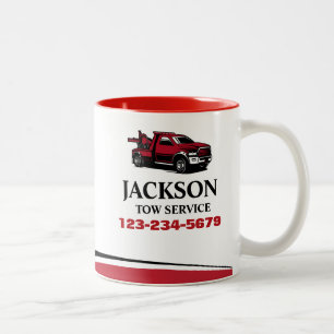 Professional Tow Truck Service Two-Tone Coffee Mug
