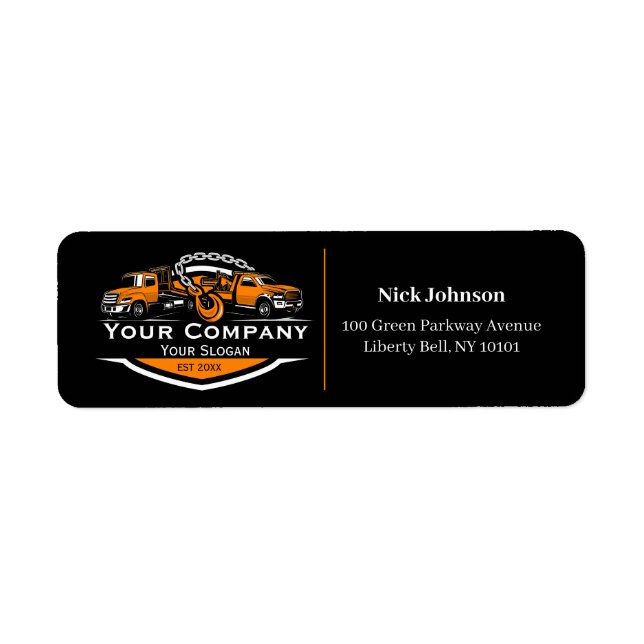 Professional Towing Company, Hauling Service  (Front)