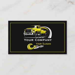 Professional Towing Company, Hauling Service Business Card