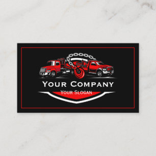 Professional Towing Company, Hauling Service Business Card