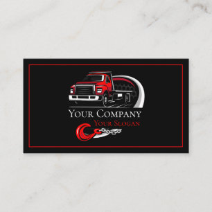 Professional Towing Company, Hauling Service Business Card