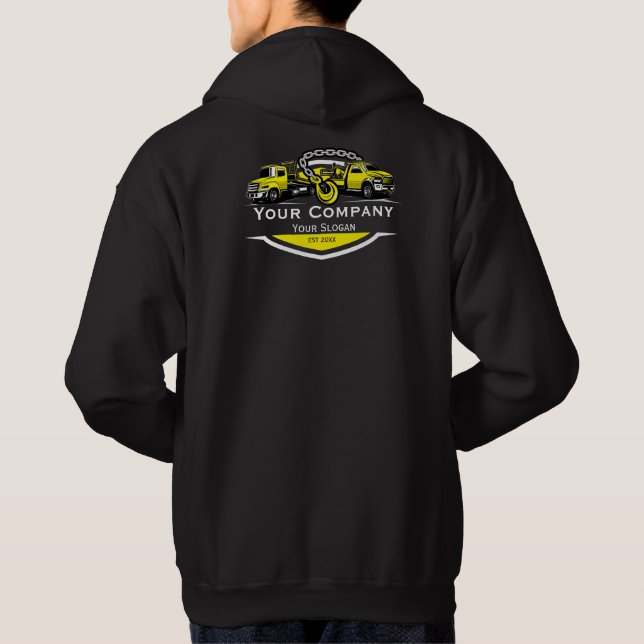 Professional Towing Company, Hauling Service Hoodie (Back)