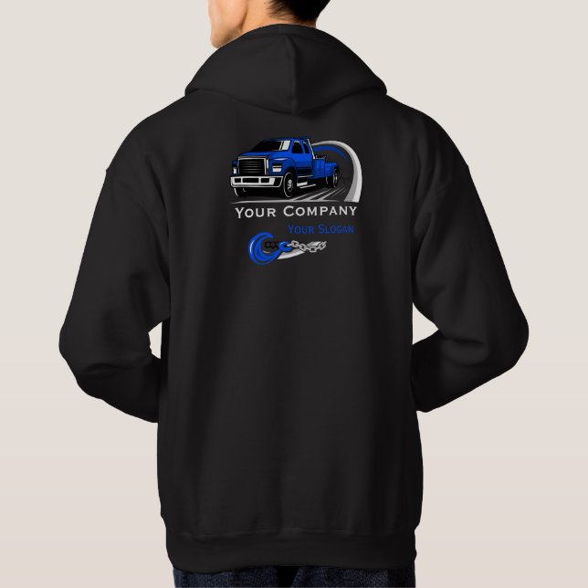 Professional Towing Company, Hauling Service Hoodie (Back)