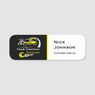 Professional Towing Company, Hauling Service Name Tag