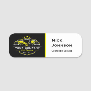 Professional Towing Company, Hauling Service Name Tag