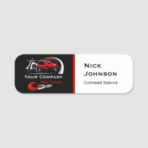 Professional Towing Company, Hauling Service Name Tag