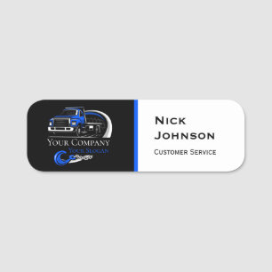 Professional Towing Company, Hauling Service Name Tag