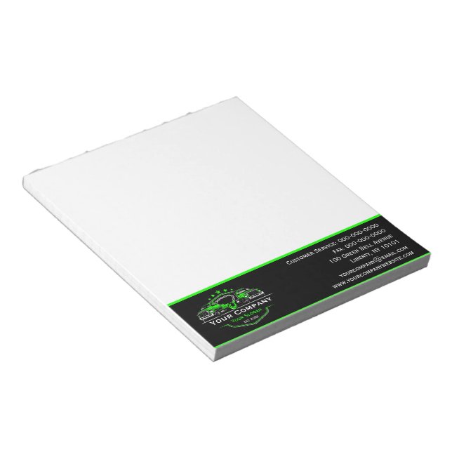 Professional Towing Company, Hauling Service Notepad (Angled)