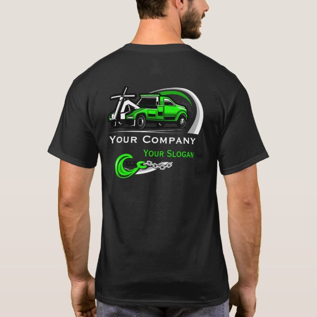 Professional Towing Company, Hauling Service  T-Shirt (Back)