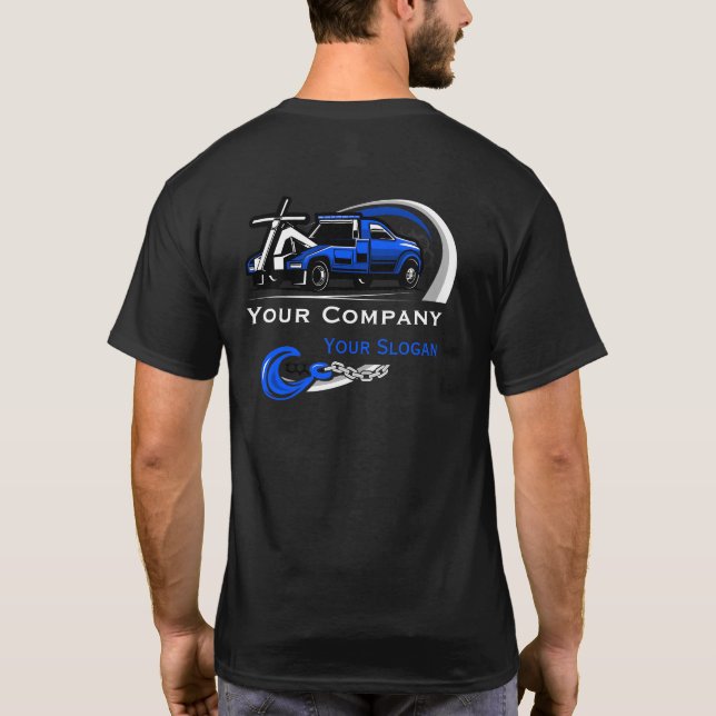Professional Towing Company, Hauling Service T-Shirt (Back)