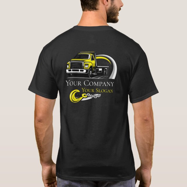 Professional Towing Company, Hauling Service T-Shirt (Back)