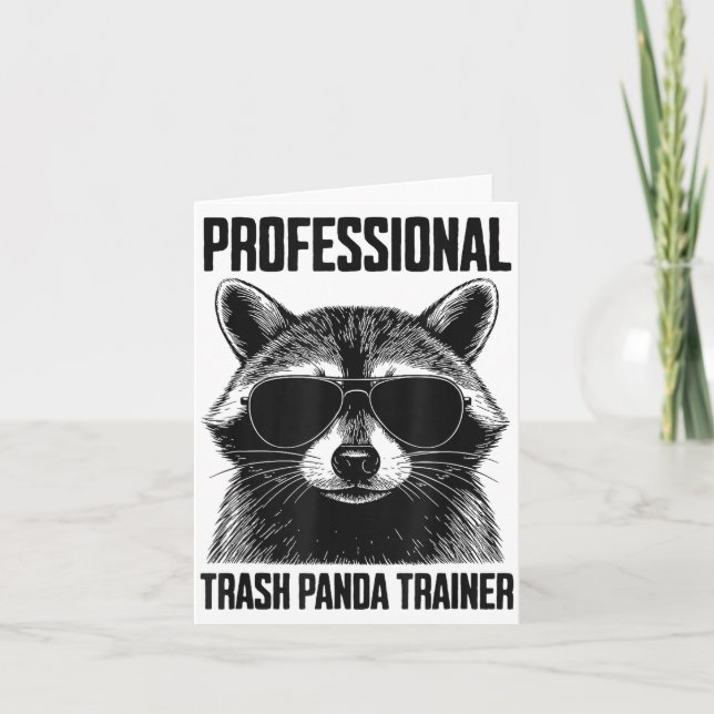 Professional Trash Panda Trainer  Card (Front)