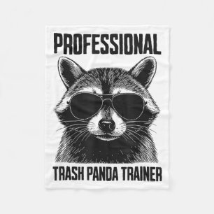 Professional Trash Panda Trainer Fleece Blanket