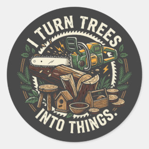 Professional Tree To Thing Converter Classic Round Sticker