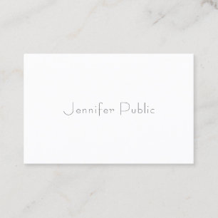 Professional Trendy Elegant Simple Template Modern Business Card