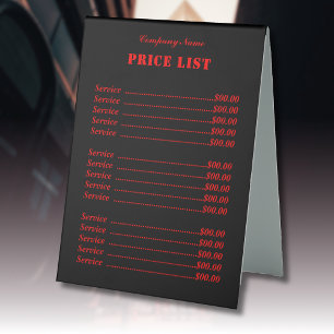 Professional Trendy Modern Neon Red Price List